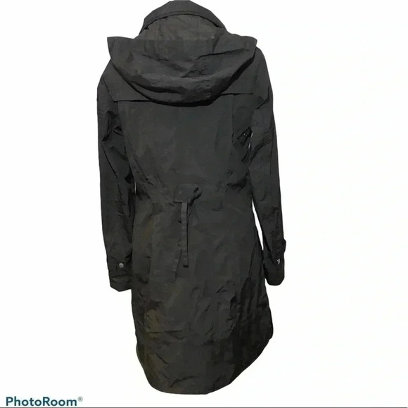 Cole Haan  Raincoat Black Size Small - Picture 3 of 8